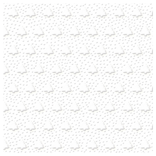 White  Embossed  Xmas Tree Lunch Napkin 16pk
