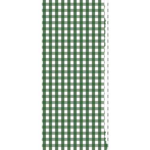 Christmas Countryside Gingham Green Tissue Paper