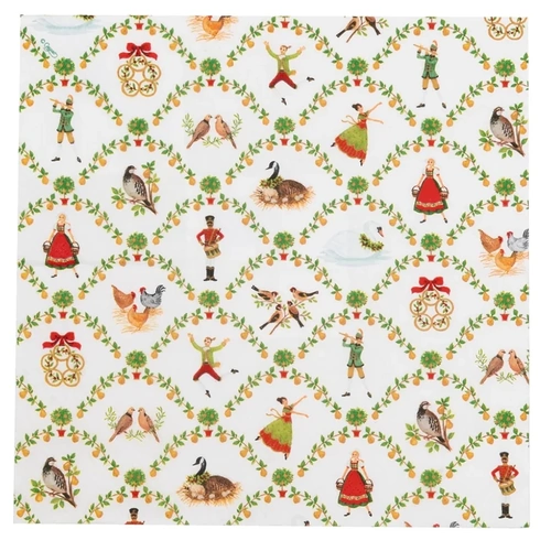 On the 12th Day of Christmas Lunch Napkin 20pk
