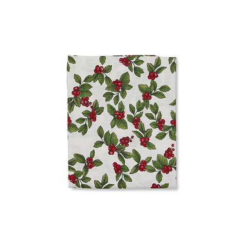 Noelle Red Cotton Tablecloth  145 x 350cm
