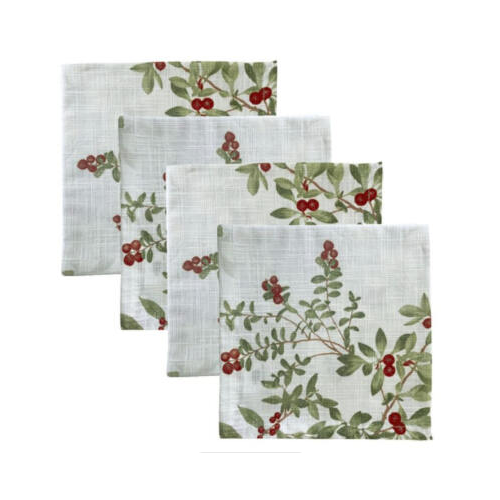 Festive Berry Napkins 4pk
