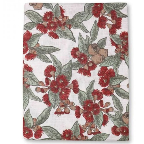 Natalie Red Australian Gumnut Tablecloth