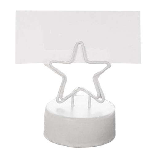 Metal Star Place Card Holder