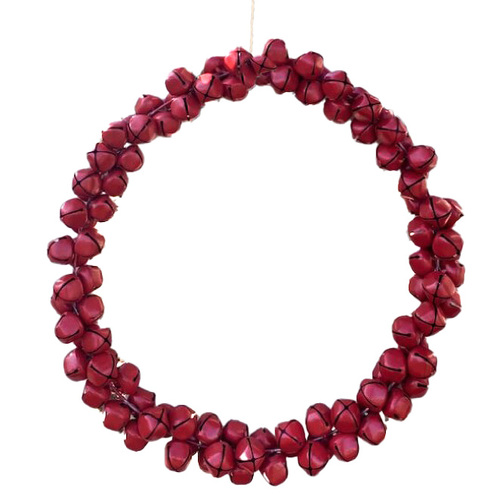 Red Bell  Christmas Wreath 37cm
