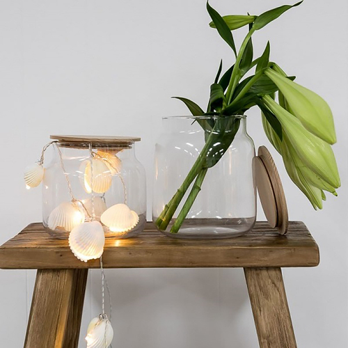 LED Garland with Shells  120cm