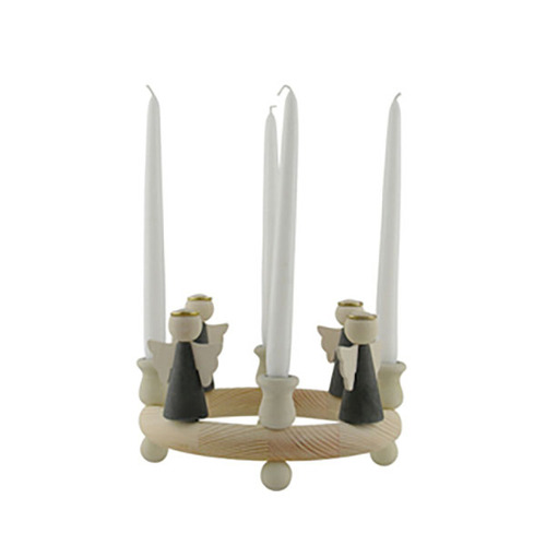 Nordic Timber Candle Wreath Medium 16cm