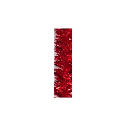 Wide Red Matte Tinsel 2m