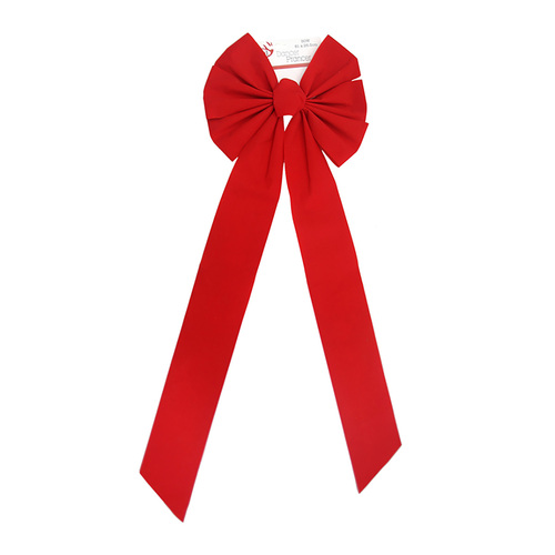 Red Velvet Bow 80x26cm