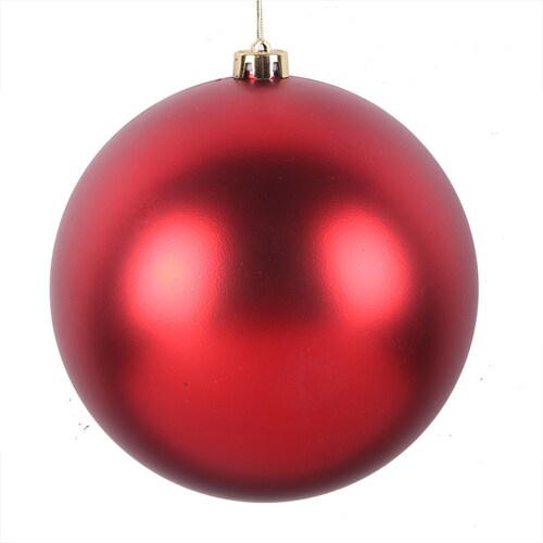 Red Matte Bauble Hanging Decoration  20cm