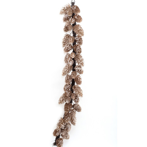 Champagne Pinecone Garland 120cm