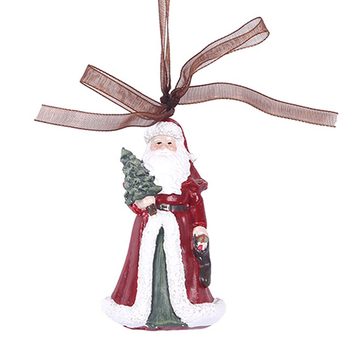 Santa Hanging Decoration 7cm