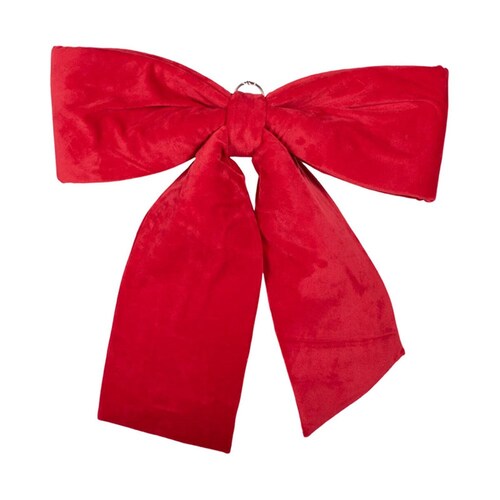 Moocorvic Red Christmas Bows Outdoor Decorations,19.6''x10.6'' Large
