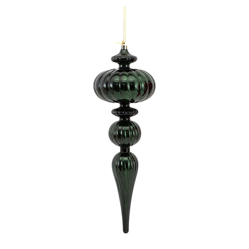 Green Acrylic  Finial 28cm H