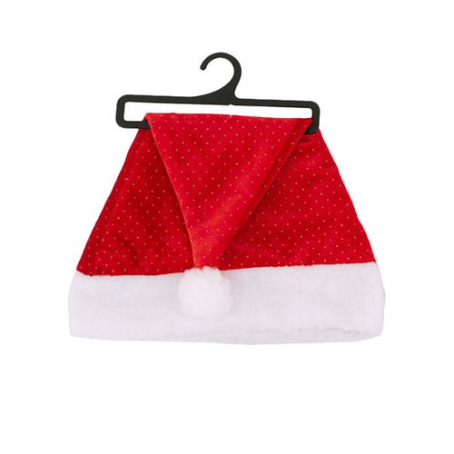 Santa Hat with Gold Dot