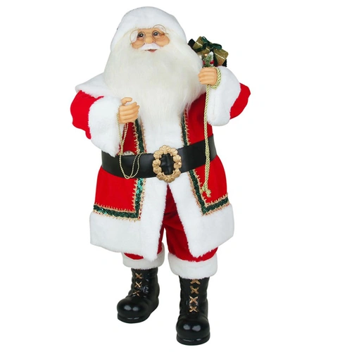 Traditional Red Standing Santa 80cm