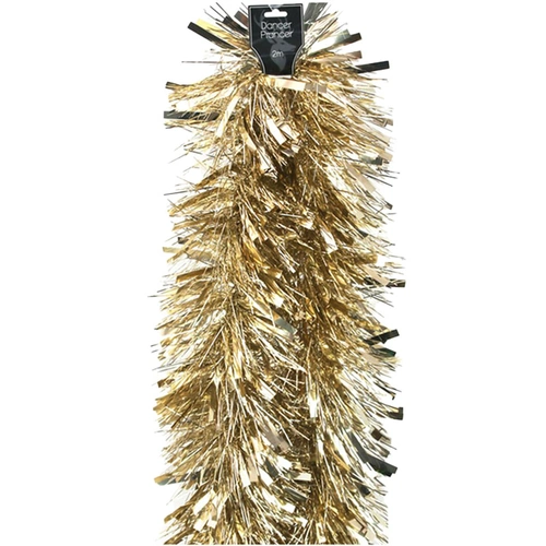 Champagne Mixed Strand  6Ply 20cm Christmas Tinsel 2.0m