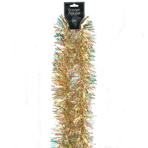 2 Tone with Iridescent Tinsel Gold 6Ply 2m