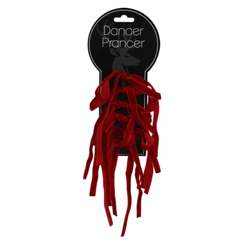 Red Velvet Bows  1cm  6pk