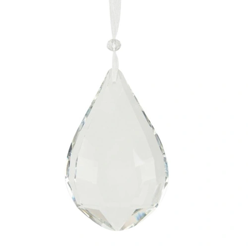 Crystal Drop Christmas Decoration 5 x 9 cm