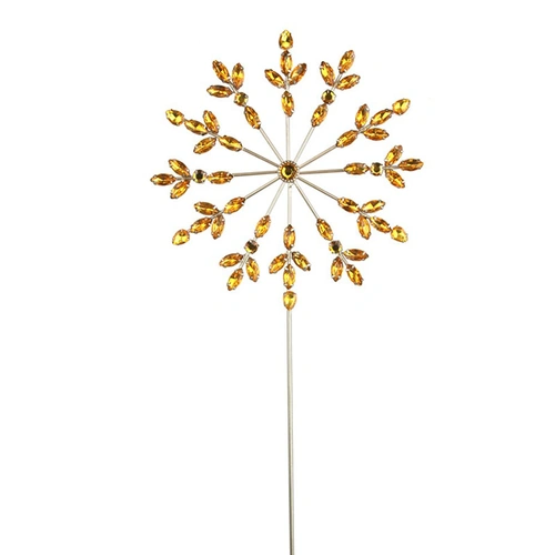 Amber Jem Snowflake Christmas Tree Topper