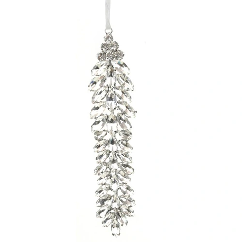 Diamonte Hanging Christmas Tree Decoration 18cm