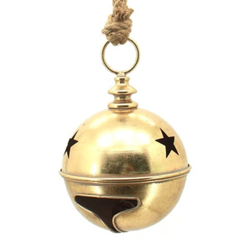 Gold Metal Hanging Bell 16.5 cm
