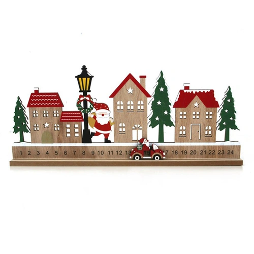 Christmas Village MDF Advent Calendar