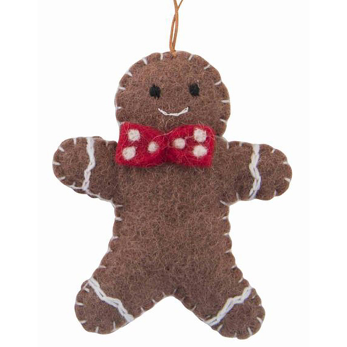 Felt Ginger Bread Man. 12cm