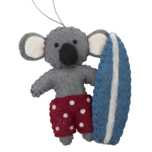 Felt Koala  with Surfboard 11cm