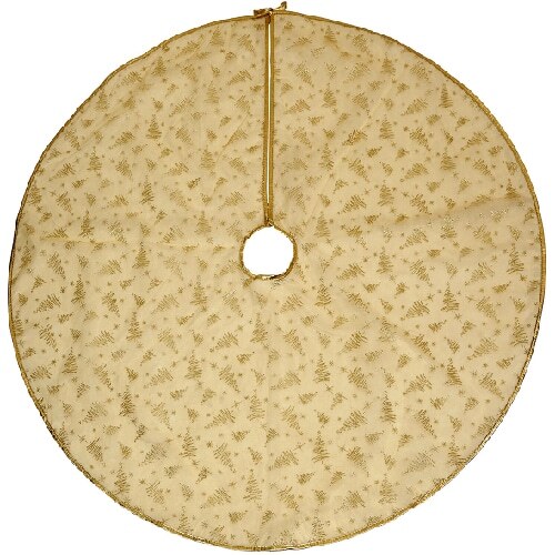 Economical Cream With Gold Detail Skirt 120 cm