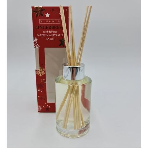 Vivante Mini Gingerbread Reed Diffuser 80ml