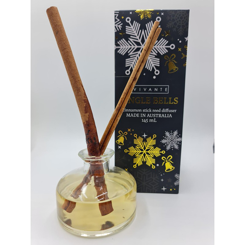 Jingle Bells Reed Diffuser with Cinnamon Sticks 145ml