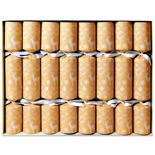 Eco Advent Star Christmas Crackers 8Pk