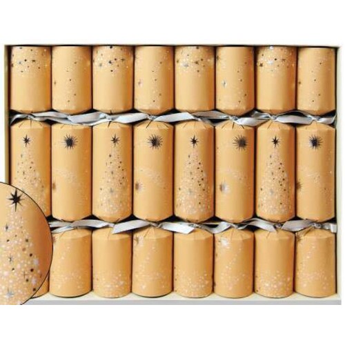 Eco Shooting Stars Christmas Crackers 8Pk