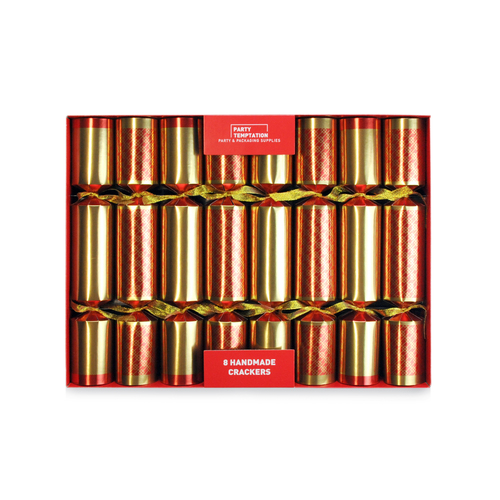 Family Foil Geometric Crackers 8Pk