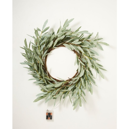 Eucalyptus LED Wreath 60cm