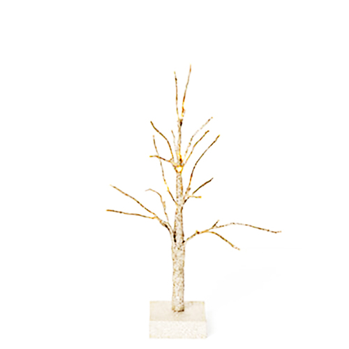 Champagne Sparkle LED Spruce Tree  60cm