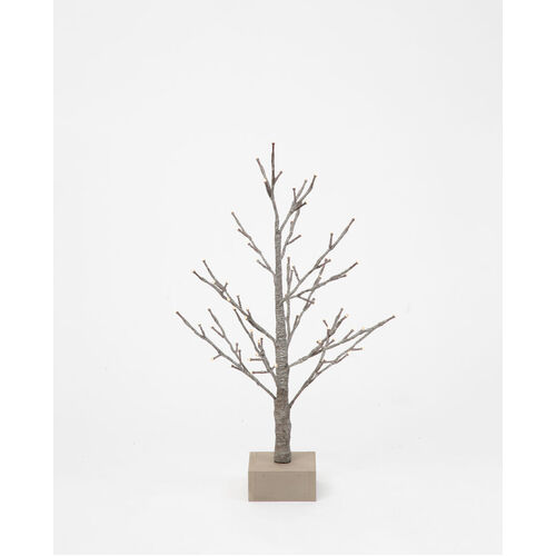 Ash Brown LED Spruce Tree 60cm