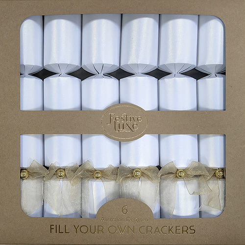 Fill Your Own Christmas Crackers White Pearl