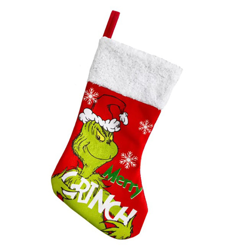 Merry Grinch Christmas Stocking