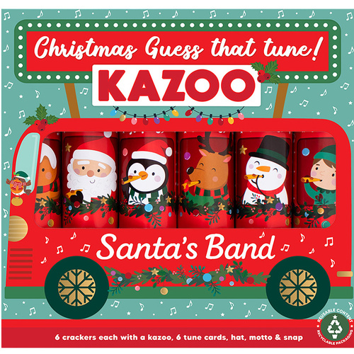 Santa's Band Kazoo Christmas Crackers