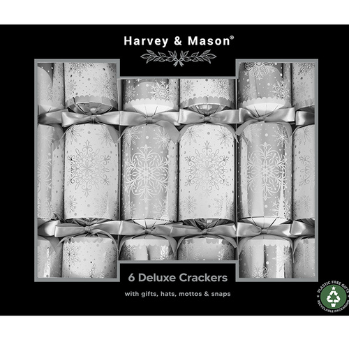 Deluxe Poinsettia Christmas Crackers  33cm