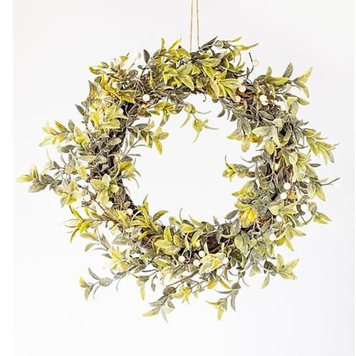 Boxwood LED Wreath 40cm