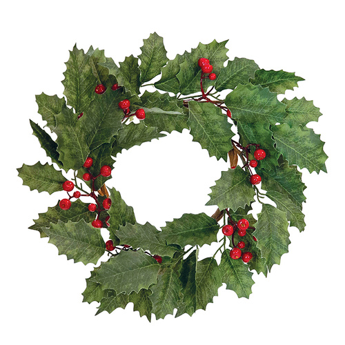 Holly Berry Wreath Small 35cm