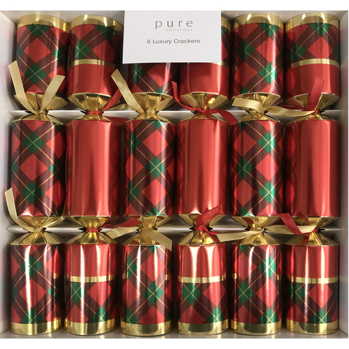 Red Tartan XL Cracker 6pk