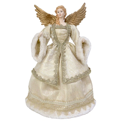 Champagne Angel Christmas Tree Topper 40cm