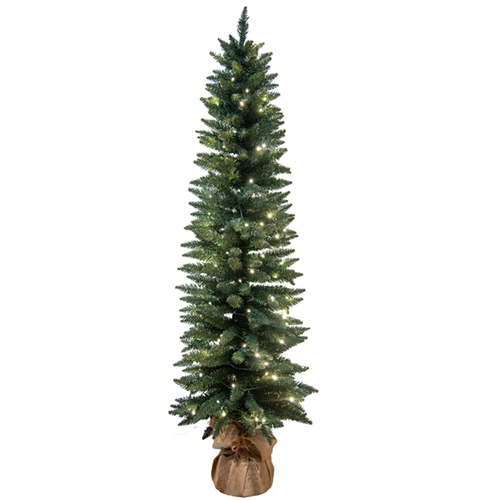 150 LED 150cm Christmas Tree in Burlap Bag