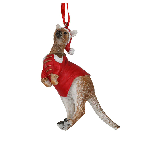 Kangaroo Hanging Christmas Decoration 8 cm