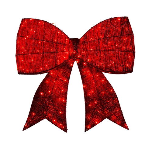Christmas Bow with Lights Indoor /Outdoor 87cm