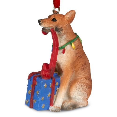 Dingo with Present 6.5cm